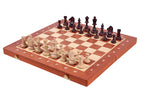 Jeu d'échecs de tournoi Staunton n° 4 en acajou et sycomore