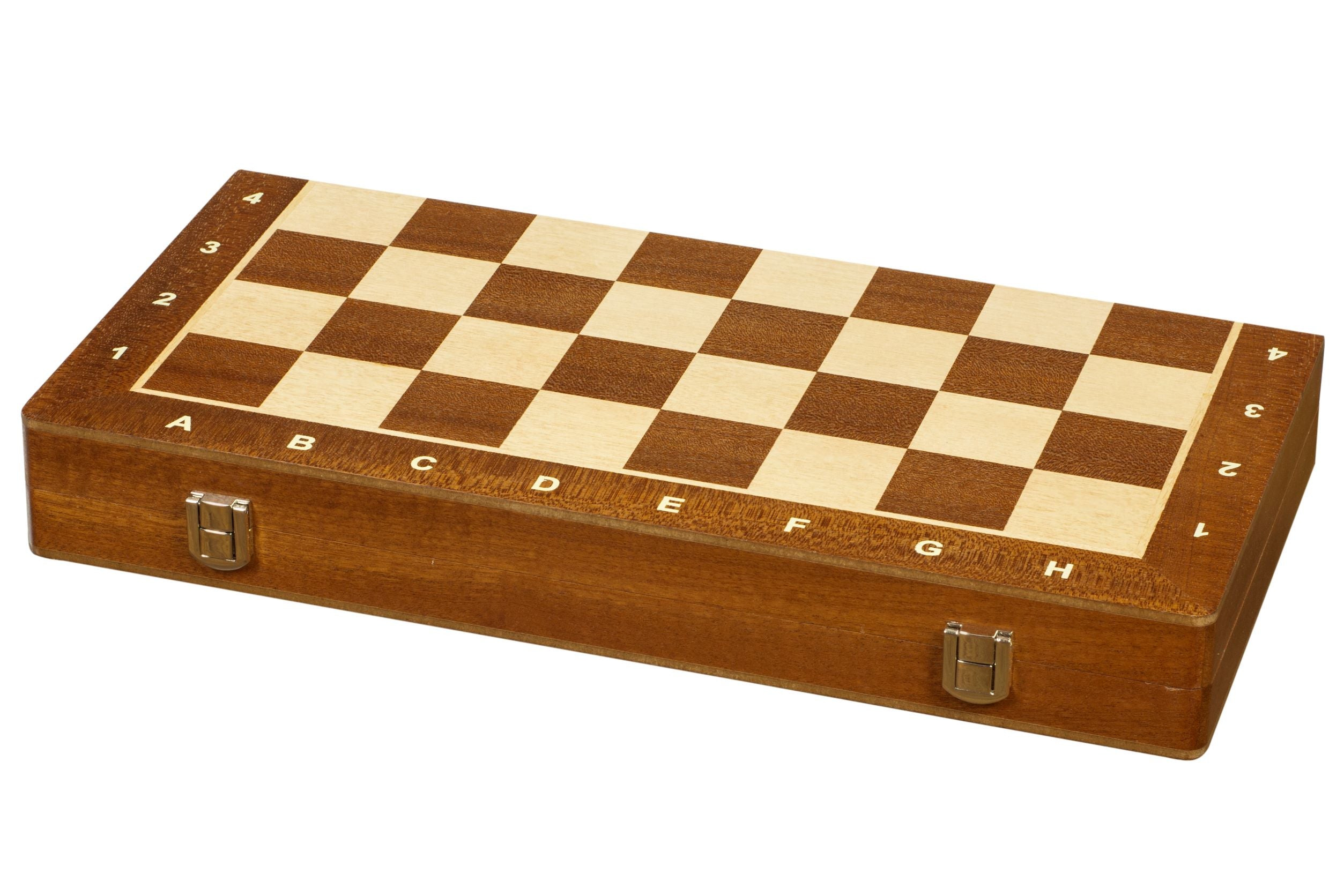 Jeu d'échecs de tournoi Staunton n° 4 avec plateau en acajou et érable