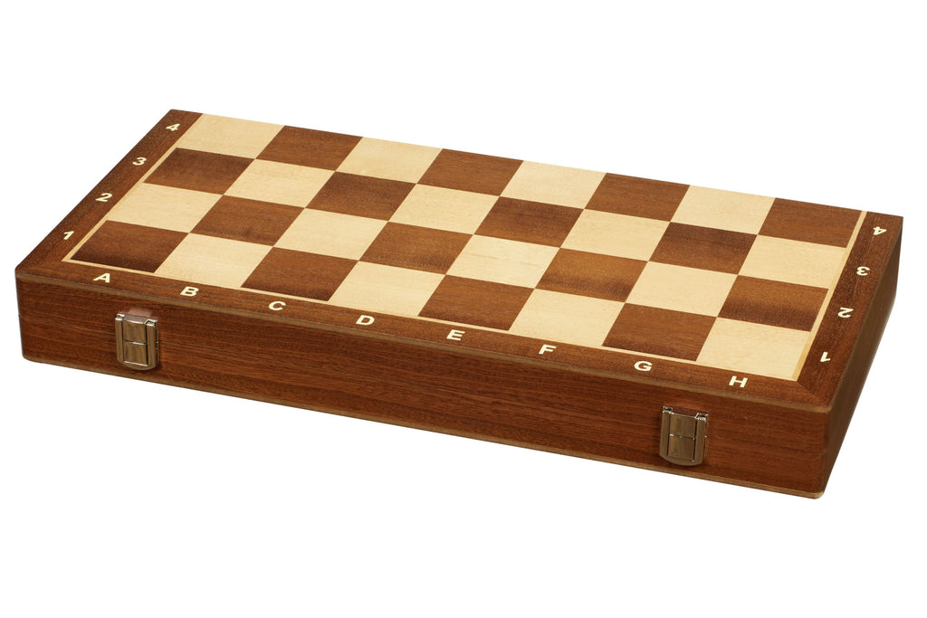 Jeu d'échecs Sunrise Tournament Staunton n° 5 avec plateau en acajou