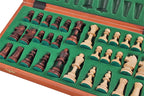 Jeu d'échecs de tournoi Staunton n° 4 en acajou et sycomore