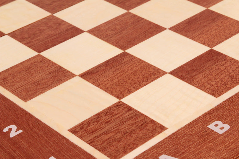 Jeu d'échecs de tournoi Staunton n° 4 en acajou et sycomore