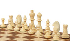 Jeu d'échecs de tournoi Staunton n° 4 avec plateau en acajou et érable