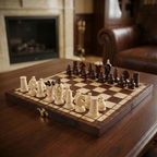 Jeu d'échecs Royal Maxi 12,2 po avec plateau d'insertion (2,6 po King)