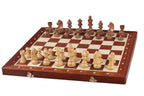 Jeu d'échecs de tournoi de chevalier allemand n° 5 en acacia et buis