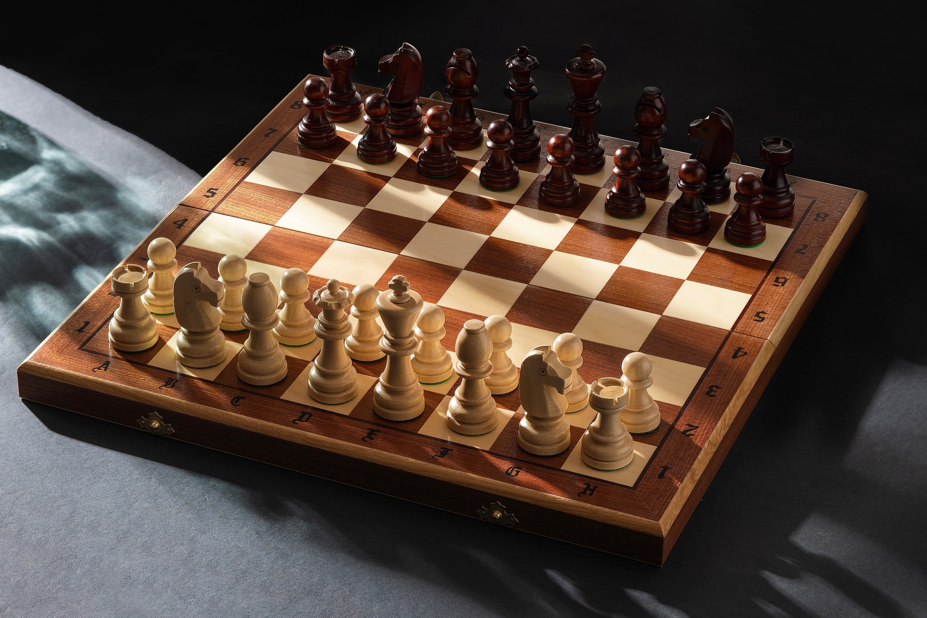 Jeu d'échecs de tournoi n° 7 Staunton Hornbeam