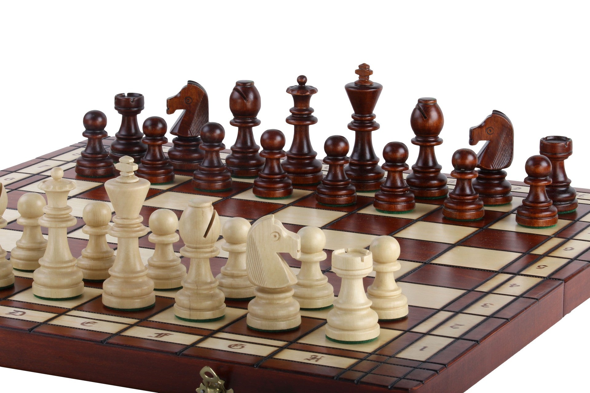 Jeu d'échecs de tournoi n° 8, plateau brûlé