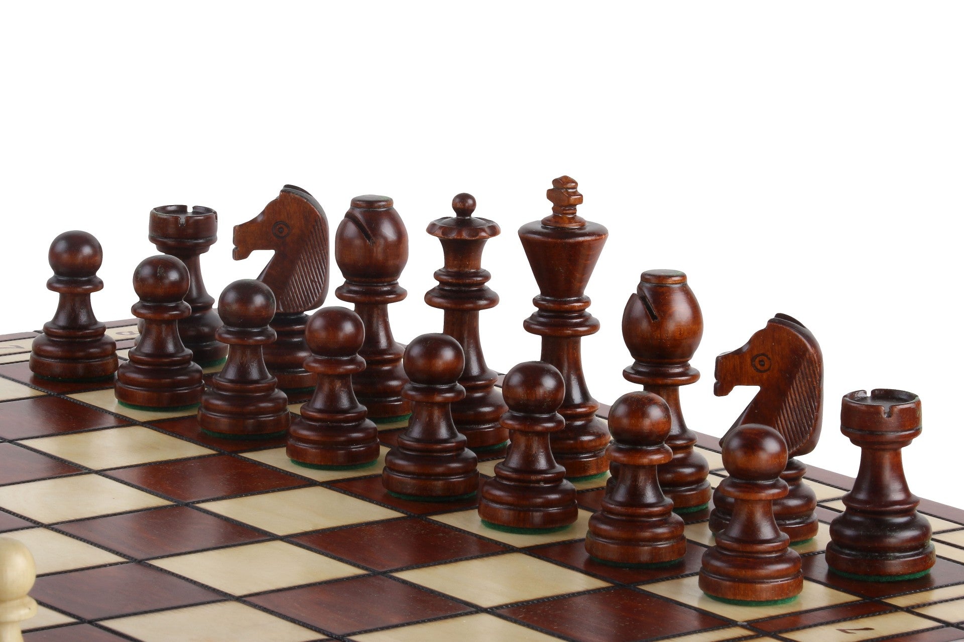 Jeu d'échecs de tournoi n° 8, plateau brûlé