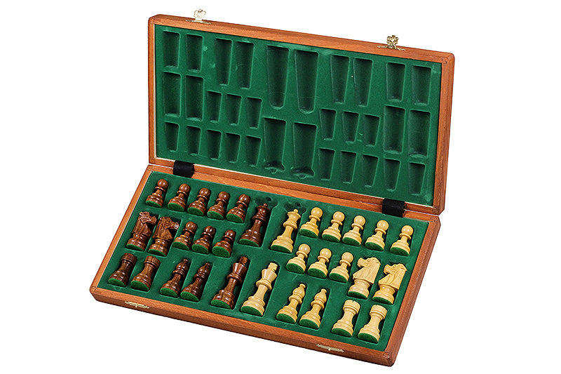 Jeu d'échecs Staunton français n° 5 – Buis et acacia