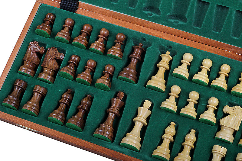 Jeu d'échecs Staunton français n° 5 – Buis et acacia