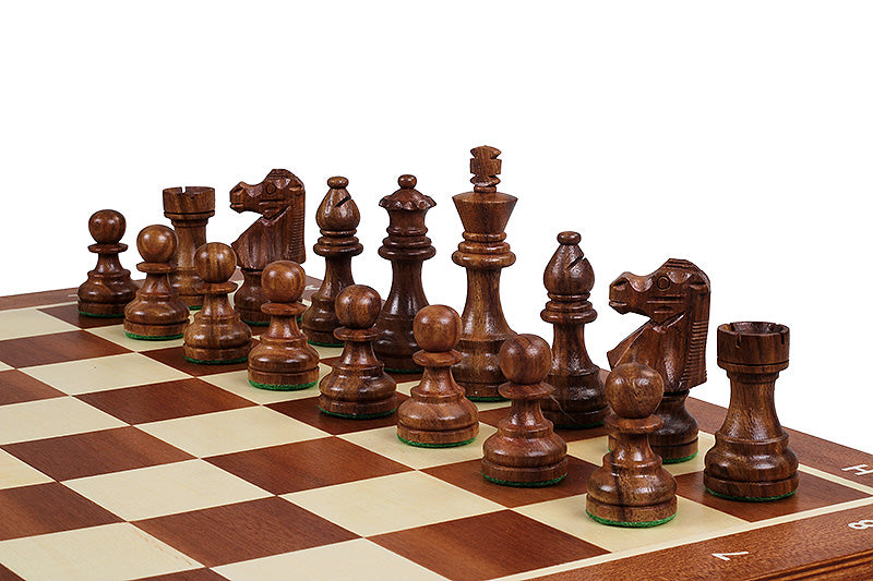 Jeu d'échecs Staunton français n° 5 – Buis et acacia