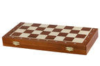 Jeu d'échecs de tournoi Staunton n° 5 avec plateau en acajou et sycomore