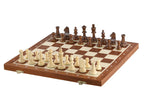 Jeu d'échecs de tournoi Staunton n° 5 avec plateau en acajou et sycomore