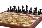 Jeu d'échecs français Staunton n° 5 en ébène