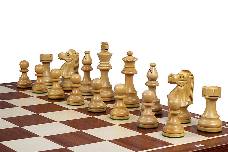 Jeu d'échecs français Staunton n° 5 en ébène