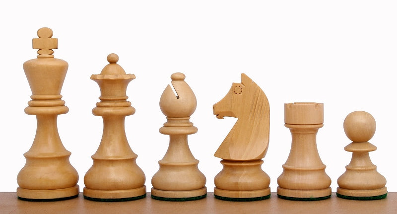 Jeu d'échecs de tournoi de chevalier allemand n° 5 en acacia et buis